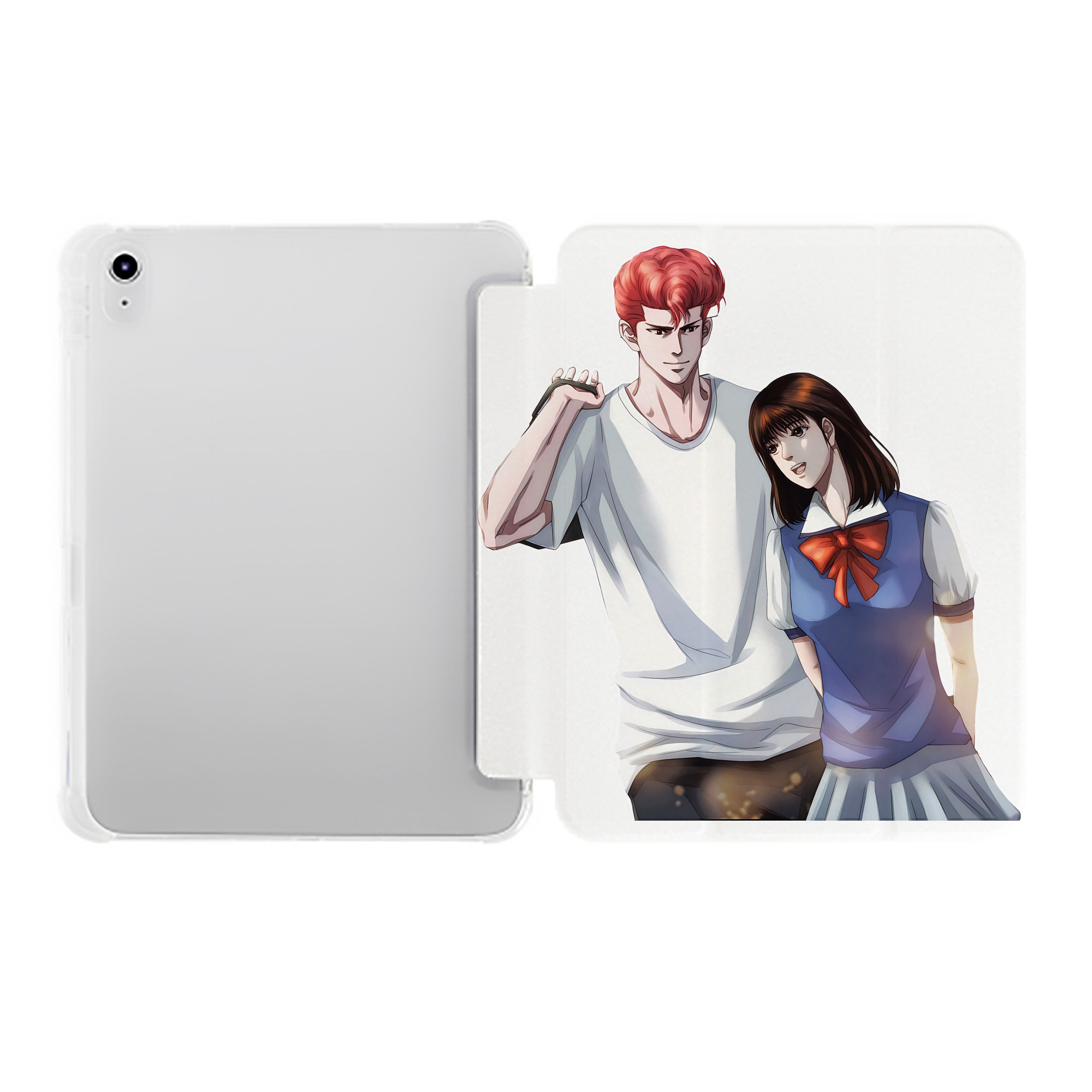（画像用） SLAM DUNK／スラムダンク IPad ケース ペン収納付き 三つ折りスタンド PUレザー×シリコン 対応機種9.5/10.5/10.9インチ
